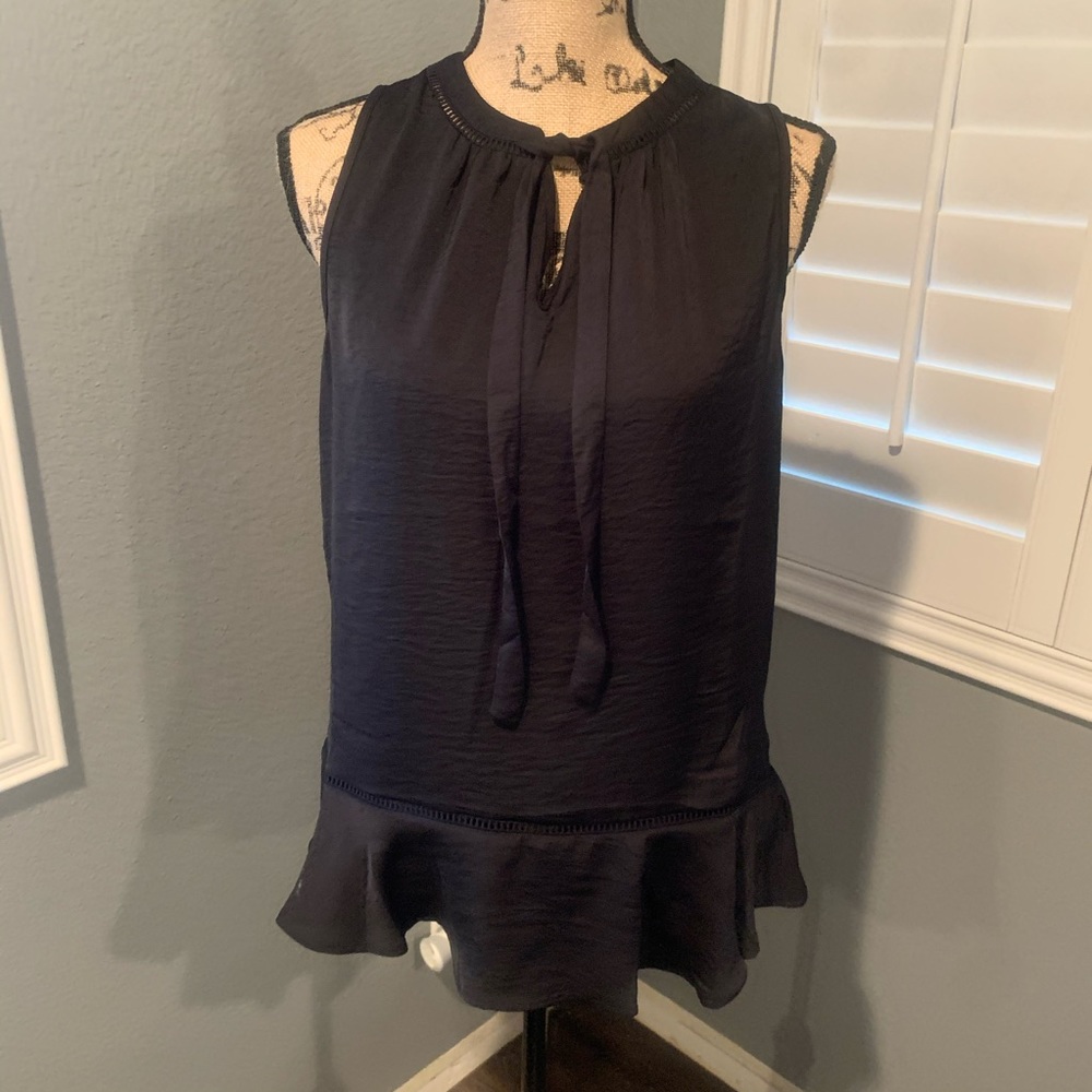 JOEs JEANs collection black sleeveless blouse